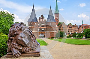 Holstentor. Lubeck, Germany