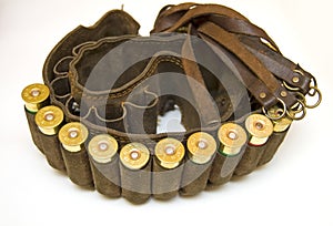 Holster hunter with shotgun cartridges