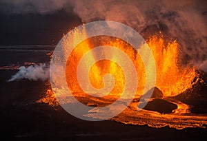 Holuhraun main crater