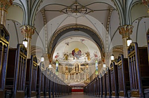 Holy Angel`s Roman Catholic Church Interior