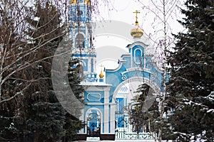 Holy Ascension Cathedral in Ulyanovsk, Russia.