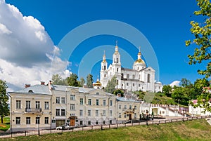 Holy Assumption Cathedral of the Assumption and the Holy Spirit convent. Vitebsk, Belarus photo