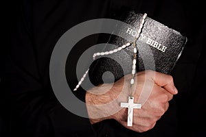 Holy Bible and Rosary