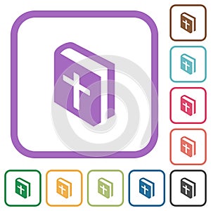 Holy bible simple icons