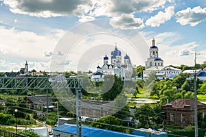 Holy Bogolyubovo Monastery in sunny summer day, Vladimir region, Russia.