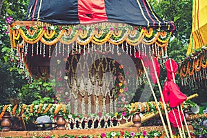 Rath yeatra mayapur Colorful, celebration. photo