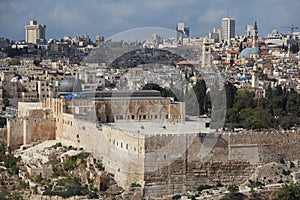 Holy City of Jerusalem.The Al-Aqsa Mosque