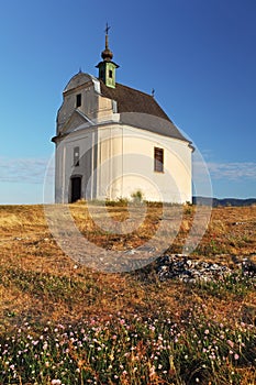 Holy cross baroque chapel on the hill Siva brada - Spis