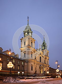 Holy Cross Church. Nowy Swiat (New World) street. Warsaw. Poland