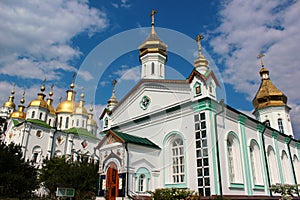 The Holy Cross Exaltation Monastery in Poltava, central Ukraine photo