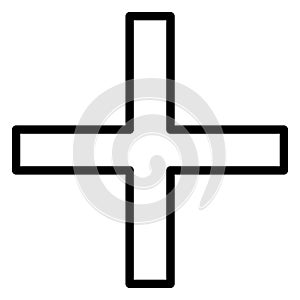 holy cross Isolated Vector Icon which can easily modify or edit