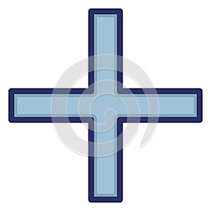 holy cross Isolated Vector Icon which can easily modify or edit