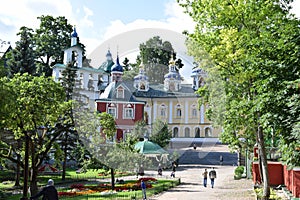 Holy Dormition Pskov-Caves Monastery. Russia