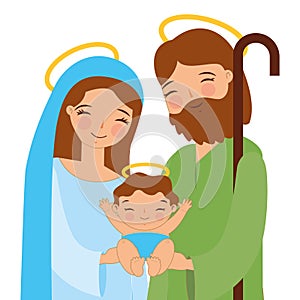 holy family with baby jesus