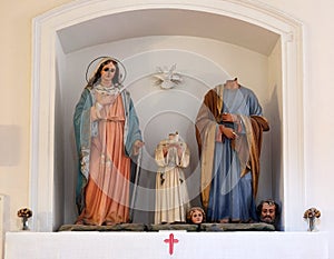 Holy Family, church of St. Nicholas in Cilipi, Croatia