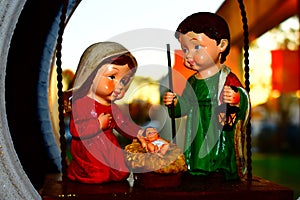 Holy Family - Little Crib Jesus photo