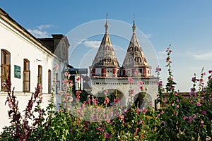 The Holy gate of the Rizopolozhensky monastery. Suzdal, Russia.