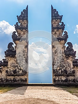 Holy gates of Pura Lempuyang Luhur Temple in Bali, Indonesia