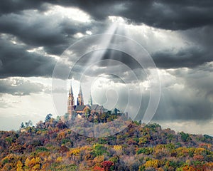 Holy Hill, Fall Colors, Church