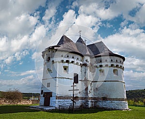 Holy Intercession Church-Fortress XIV-XVIII centuries. Sutkivtsi village, Khmelnytsky region, Ukraine