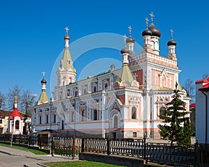 Holy intercession orthodox Cathedral in Grodno, Belarus.