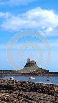 The Holy Island of Lindisfarne in Northeast England