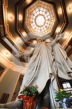 Holy Jesus statue at Johns Hopkins Dome photo