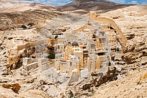 Mar Saba, Holy Lavra of Saint Sabbas, Eastern Orthodox Christian monastery. West Bank, Palestine, Israel.