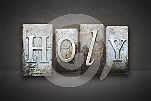 Holy Letterpress