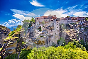 Holy Monastery of Grand Meteoran in Meteora mountains, Thessaly,