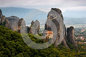 The Holy Monastery of Rousanou at the complex of Meteora monast