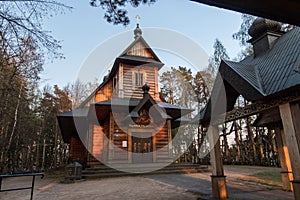 Holy Mountain Grabarka, Siemiatycze, Podlasie, Poland.