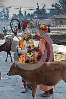 Holy Nepali man