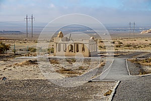 Holy place mausoleum of Man Ata in Mangistau region