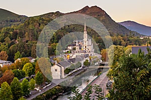 Holy place of pilgrimage Notre Dame de Lourdes