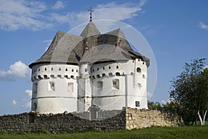 Holy Protection Fortress-Church 15th century, Ukraine photo