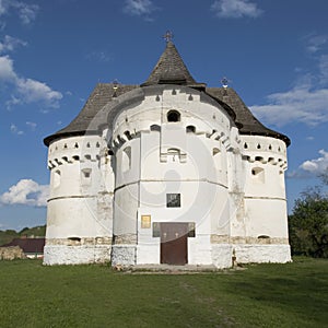 Holy Protection Fortress-Church 15th century, Ukraine photo