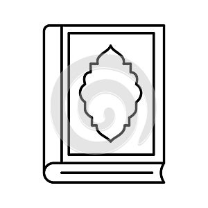 Holy quran Isolated Vector icon which can easily modify or edit