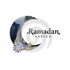 Holy ramadan kareem festival banner card design