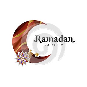 Holy ramadan kareem festival banner card illustration
