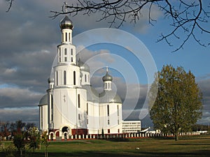 Holy Resurrection Cathedral in the autumn, Brest, Belarus