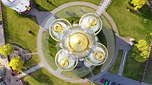 Holy Resurrection Cathedral in Brest, aerial view from a drone