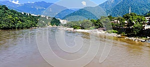 Rishikesh Valley on the Ganges river, India