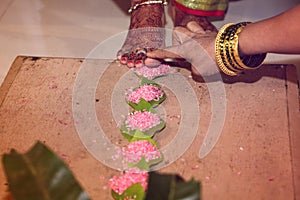 Holy ritual in Indian Wedding