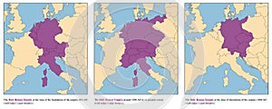 Holy Roman Empire History Map Rise And Fall