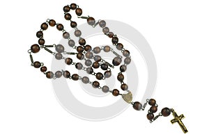 Holy Rosary with crucifix