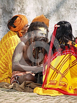Holy sadhu in Nepal