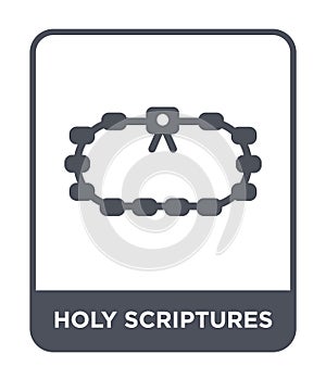 holy scriptures icon in trendy design style. holy scriptures icon isolated on white background. holy scriptures vector icon simple