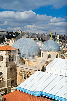 Holy Sepulchre Church Dome in Jerusalem