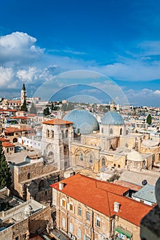 Holy Sepulchre Church Dome, Jerusalem, Israel